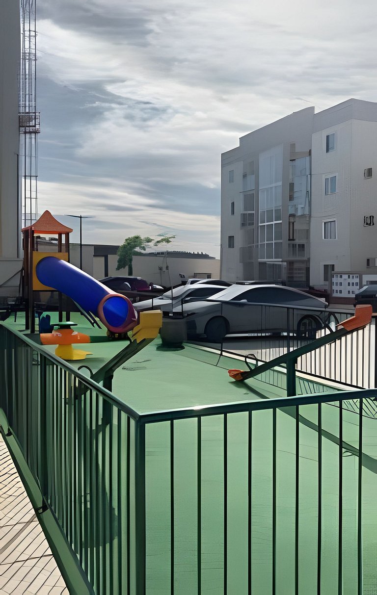 Apto Térreo com Garden | A/C e Churrasqueira