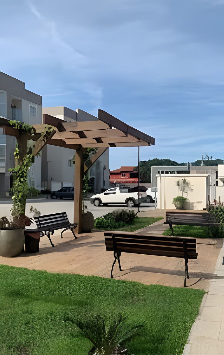 Apto Térreo com Garden | A/C e Churrasqueira