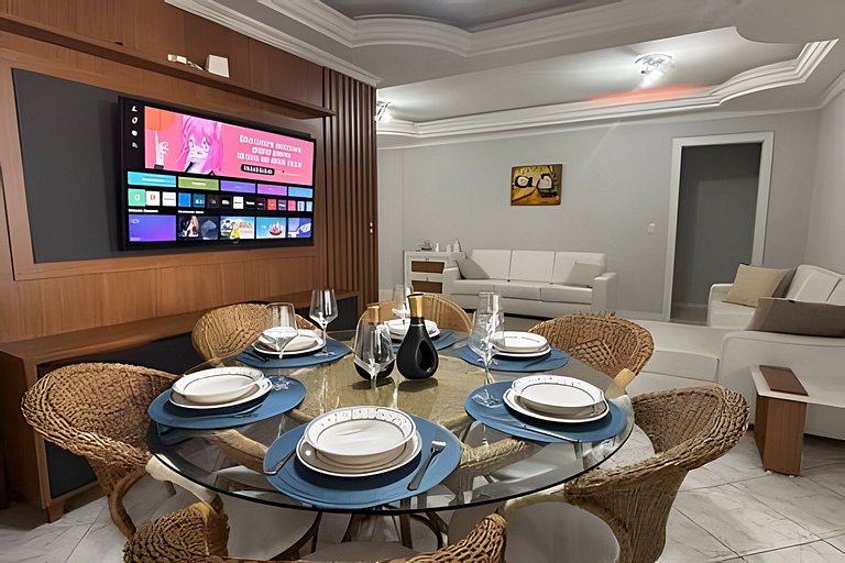 Apto amplio climatizado | Shopping y playa a 150m