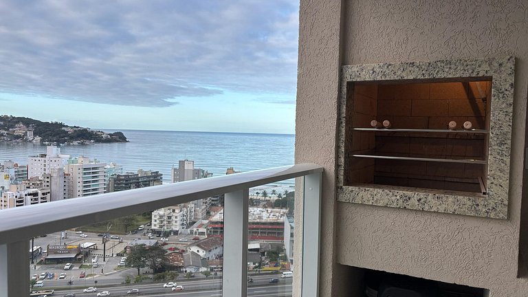 Apê 18º andar | Churrasqueira vista mar + Piscina