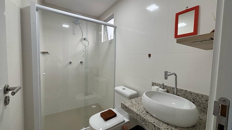 Apê 18º andar | Churrasqueira vista mar + Piscina