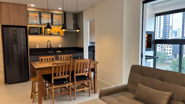 Ap. Central | 2 Suites + A/C + Vista al Mar