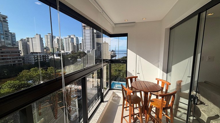 Ap. Central | 2 Suites + A/C + Vista al Mar