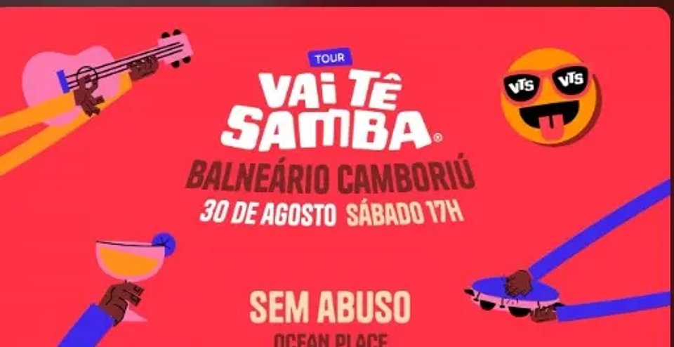 Vai Tê Samba em Balneário Camboriú! 🥁✨