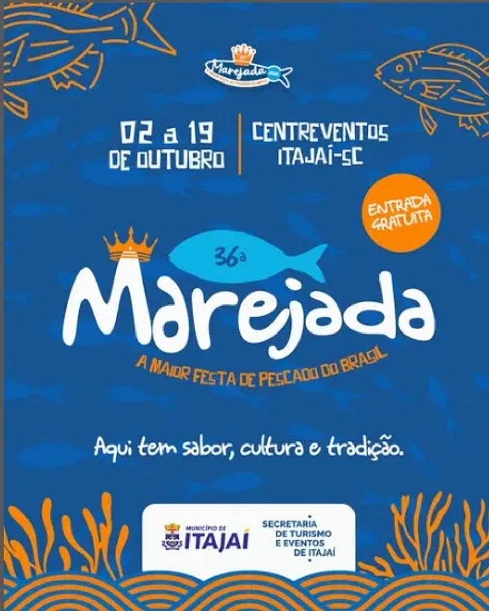🐟🎉 36ª Marejada: Sabor, Cultura e Festa em Itajaí!