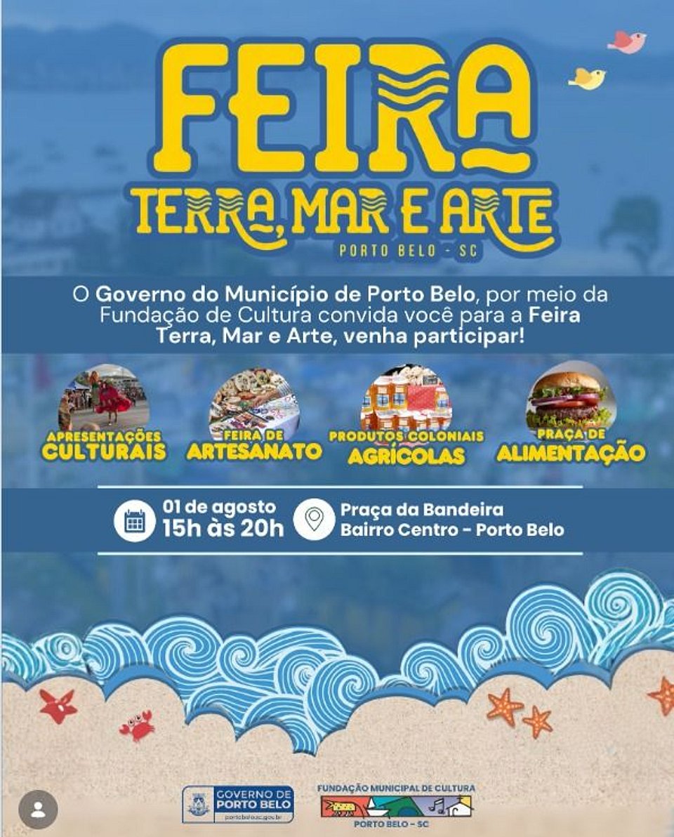4ª Edição Feira Terra, Mar e Arte - Porto Belo/SC